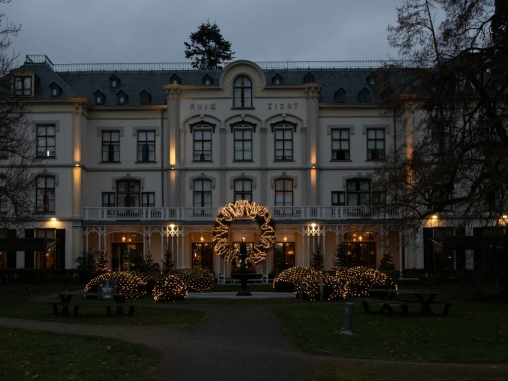 Hotel Villa Ruimzicht tijdens kerst